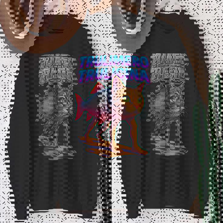 Trulimero Trulicina イタリアンブレインロットミーム スウェットシャツ 年配の女性への贈り物