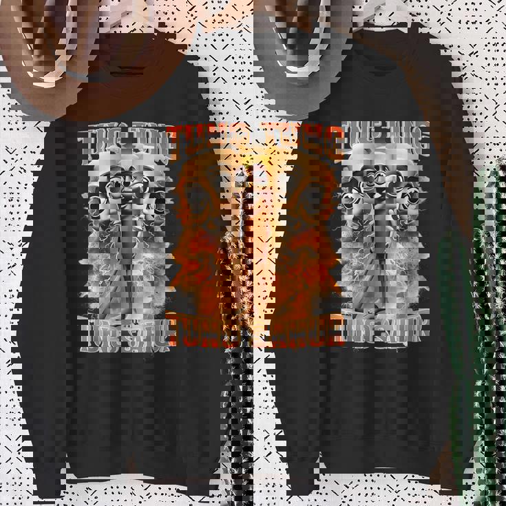 Tung Tung Tungahur イタリアのブレインロット、面白い野球バット スウェットシャツ 年配の女性への贈り物