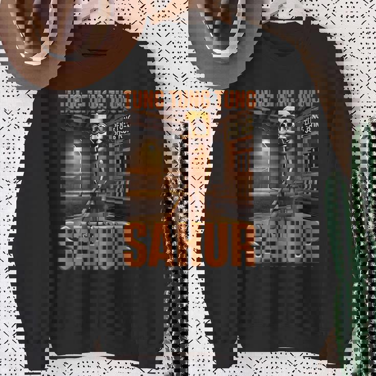 Tung Tung Tungahur Ai モンスター イタリアン ブレイン ロート キッズ 男の子 スウェットシャツ 年配の女性への贈り物