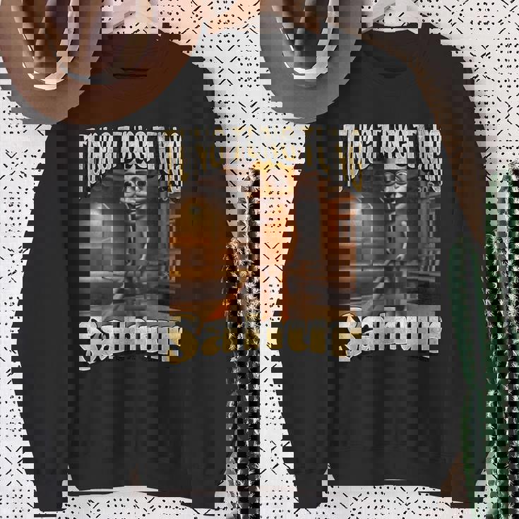 Tung Tungahur 面白いイタリアンブレインロットミームグラフィック スウェットシャツ 年配の女性への贈り物