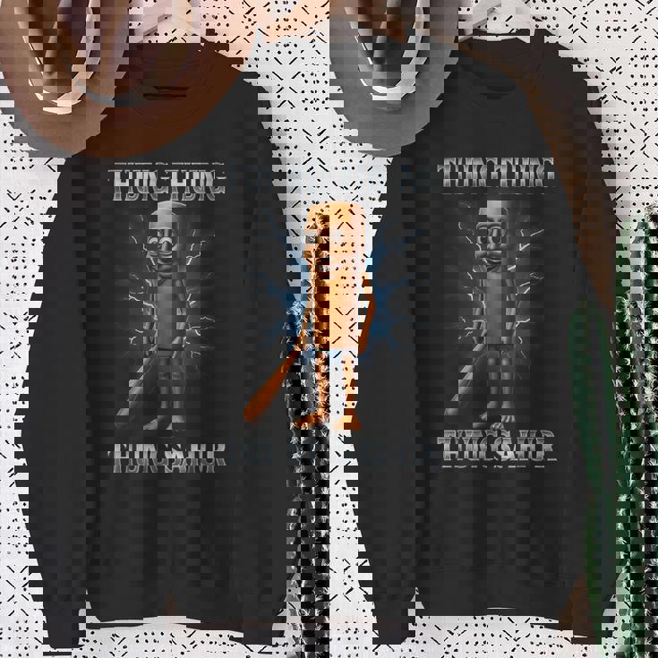 Tung Tung Tungahur 面白い動物 イタリアン ブレイン ミーム スウェットシャツ 年配の女性への贈り物