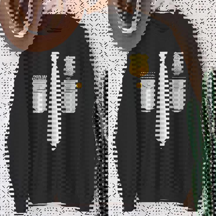 Usa 刑務所警備員コスチューム 矯正ガードユニフォーム スウェットシャツ 年配の女性への贈り物