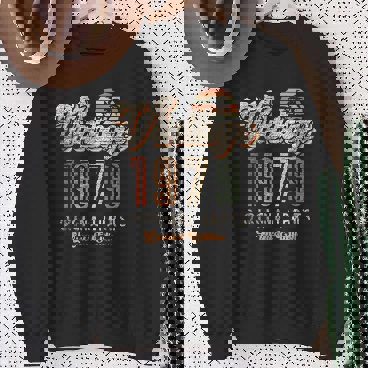 Vintage 1979年 限定版 誕生46周年記念パームス レトロ スウェットシャツ 年配の女性への贈り物