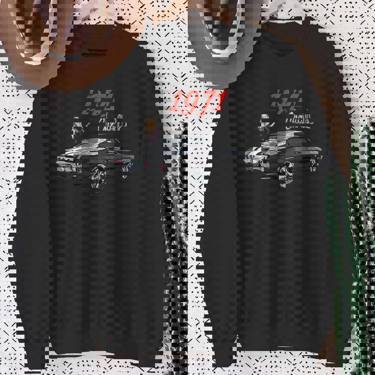 Vintage Muscle Cars Classic Cars 1977 Chevelle 1970年代 スウェットシャツ 年配の女性への贈り物