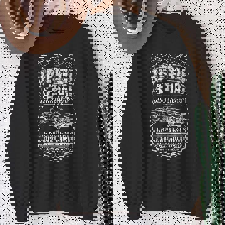 Vintage Stepdad The Man Fathers Day For Men Sweatshirt Gifts for Old Women
