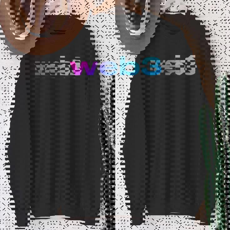 Web3 暗号ブロックチェーン オープンインターネットnftアート スウェットシャツ 年配の女性への贈り物