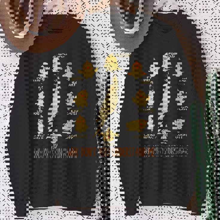 Why Don't You Understand Me オカメインコ スウェットシャツ 年配の女性への贈り物