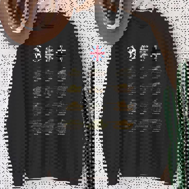 Ww2 戦車 シャーマン ヘルキャット パンツァー タイガー パンサー タンクファン用 スウェットシャツ 年配の女性への贈り物