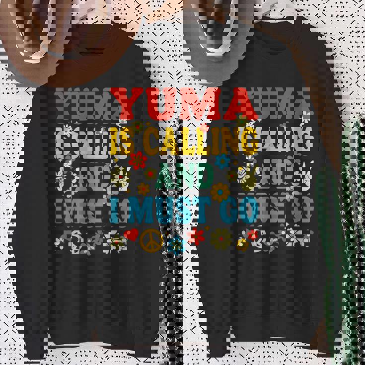 Yuma Is Calling ユマが呼んでいる スウェットシャツ 年配の女性への贈り物