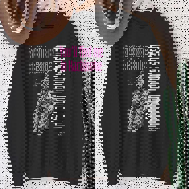 「きっとあなたは私を見つけてくれる。八戸で」八戸市発掘の合掌土偶。縄文 合掌土偶 祈る土偶 八戸 国宝 考古学 スウェットシャツ 年配の女性への贈り物