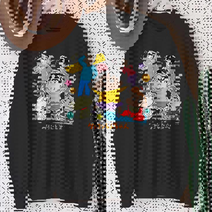 【まんが】クレヨンしんちゃん 野原一家 スウェットシャツ 年配の女性への贈り物