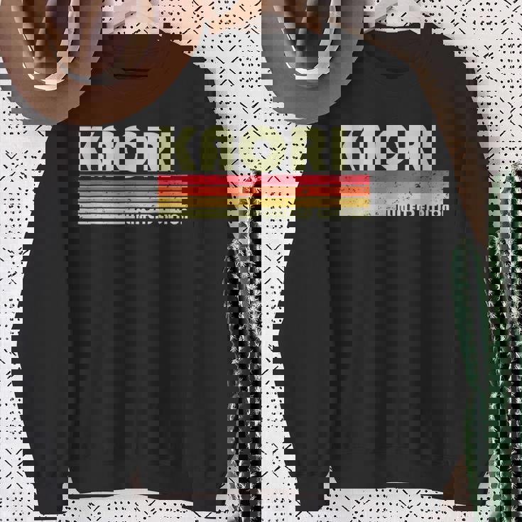 【香織 かおり】名前 名字 家族お揃い ギャグ ネタ ウケ狙い 贈り物 ギフト 面白い おもしろ スウェットシャツ 年配の女性への贈り物