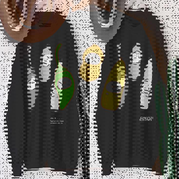 うさまる ベジまるズ ダークカラー スウェットシャツ 年配の女性への贈り物