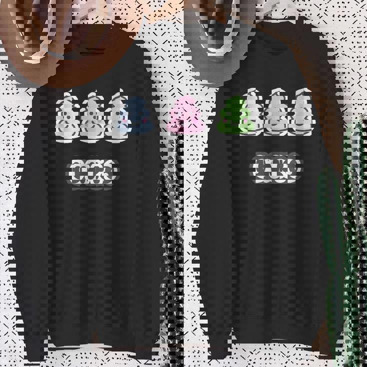 うんこ くん《3 スリー》【Unko】うんち ポップ ゆるくて かわいい キャラクター イラスト スウェットシャツ 年配の女性への贈り物