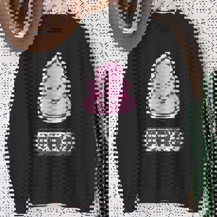 うんこ くん【Unko】うんち ポップ ゆるくて かわいい キャラクター イラスト スウェットシャツ 年配の女性への贈り物