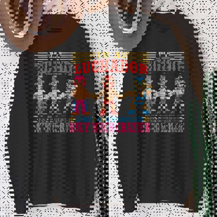 おかしなプロレス ルチャ・リブレ・ルチャドール スウェットシャツ 年配の女性への贈り物