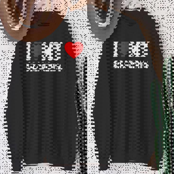 おばあちゃん大好きおばあちゃん大好き スウェットシャツ 年配の女性への贈り物