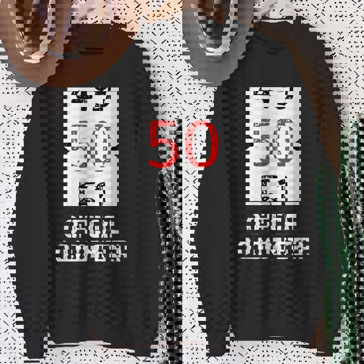 おもしろい 50歳の誕生日 オールドメーター 50歳 50歳 誕生日 50歳 50歳 スウェットシャツ 年配の女性への贈り物