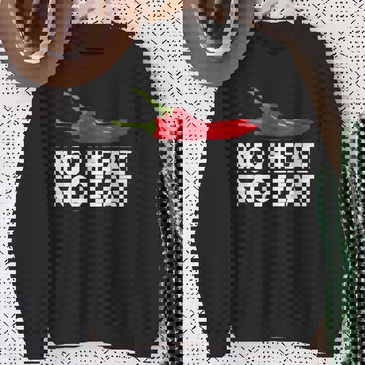 おもしろい 熱なし 食べない 辛い食べ物 クール 唐辛子 辛子 贈り物 スウェットシャツ 年配の女性への贈り物