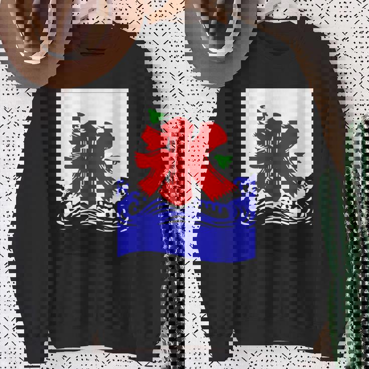 かきごり 日本のこりちどり かき氷サインtシャツ スウェットシャツ 年配の女性への贈り物