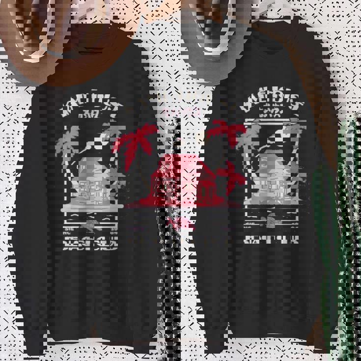 かめハウス ビーチクラブ アニメ 漫画 コミック おもしろギフト スウェットシャツ 年配の女性への贈り物