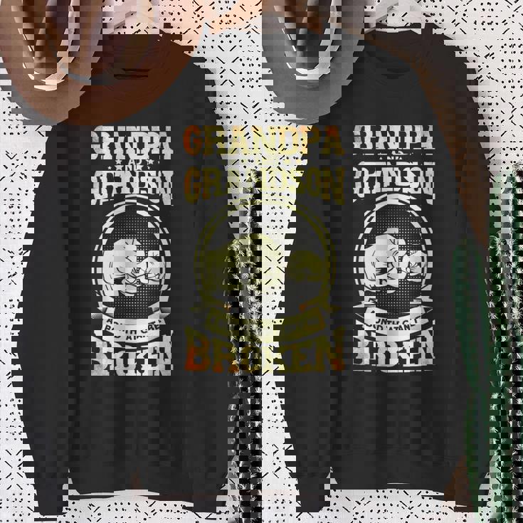 かわいいおじいちゃん 孫 おじいちゃんと孫 スウェットシャツ 年配の女性への贈り物