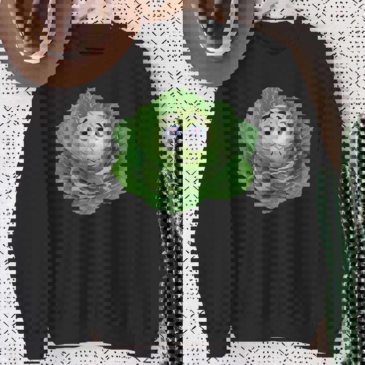 かわいいキャベツチーム ハロウィンコスチューム キャベツ愛好家 ビーガンtシャツ スウェットシャツ 年配の女性への贈り物