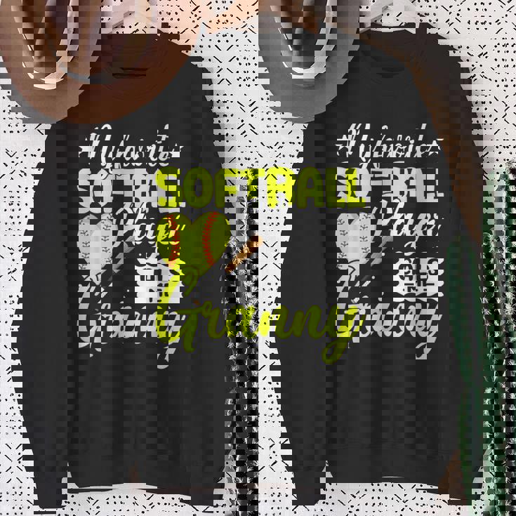 かわいいソフトボール グラニー スポーツ チームプレーヤー スウェットシャツ 年配の女性への贈り物