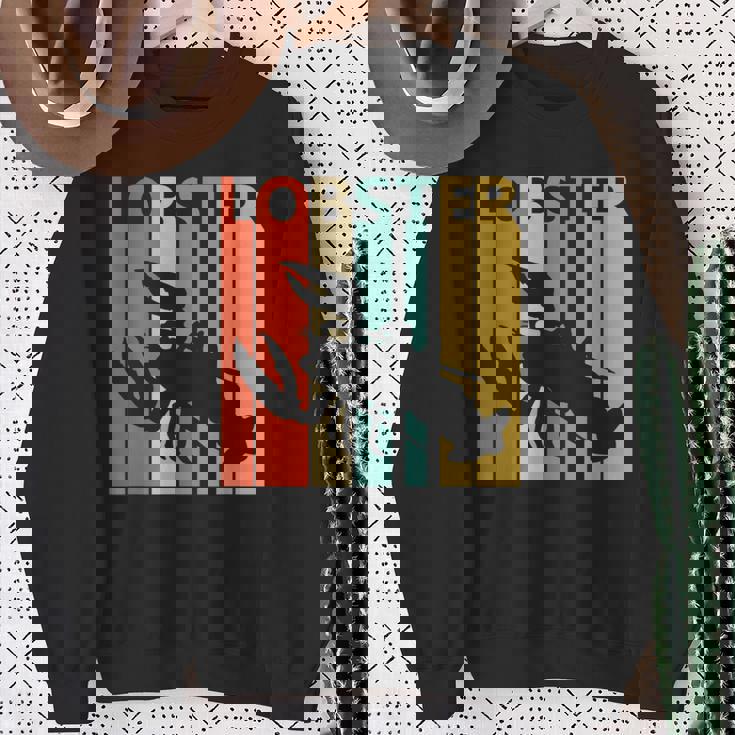 かわいいロブスターの動物 スウェットシャツ 年配の女性への贈り物