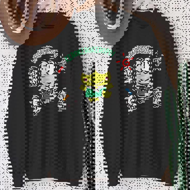 けろけろけろっぴ てるてるぼうず ダークカラー スウェットシャツ 年配の女性への贈り物