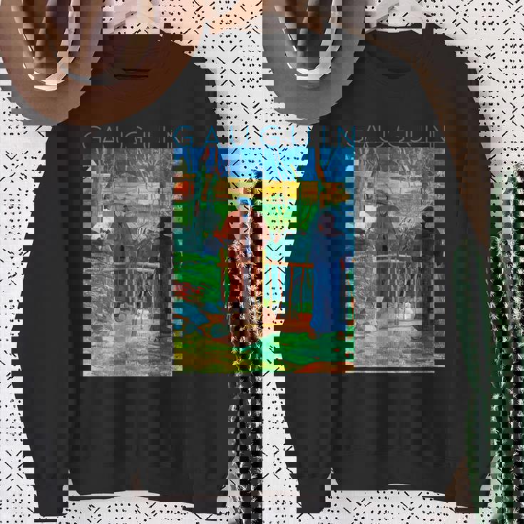 こんにちはゴーギャンさん スウェットシャツ 年配の女性への贈り物