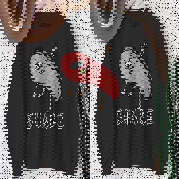 しゃけの切り身さん スウェットシャツ 年配の女性への贈り物