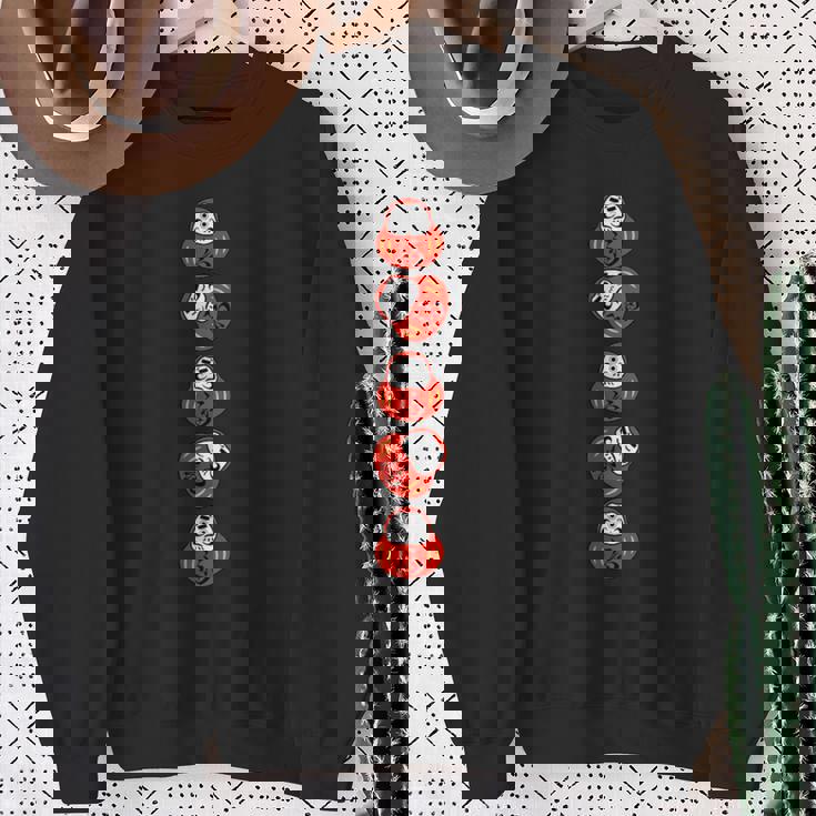 だるま 和柄 おもしろ 福 スウェットシャツ 年配の女性への贈り物