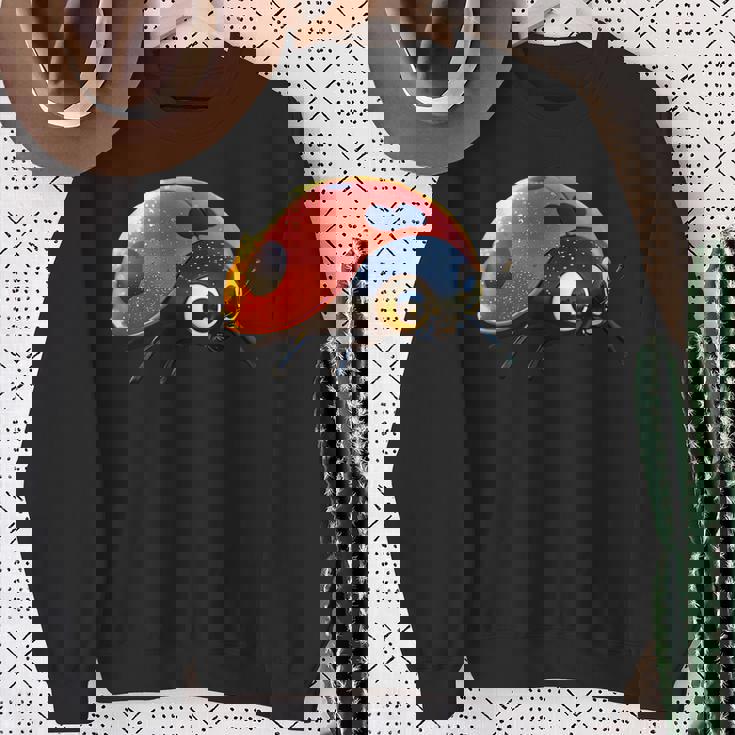 てんとう虫 てんとう虫 愛 昆虫 甲虫 甘い てんとう虫 スウェットシャツ 年配の女性への贈り物