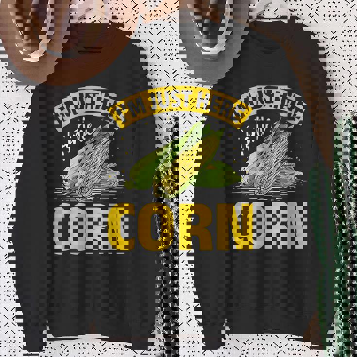 とうもろこし野菜 とうもろこし スウェットシャツ 年配の女性への贈り物