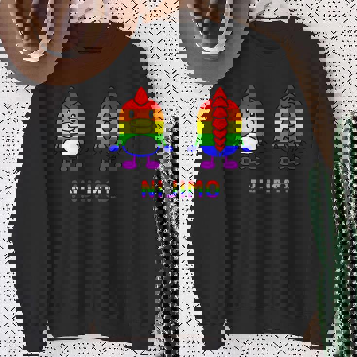 にじモ スウェットシャツ 年配の女性への贈り物