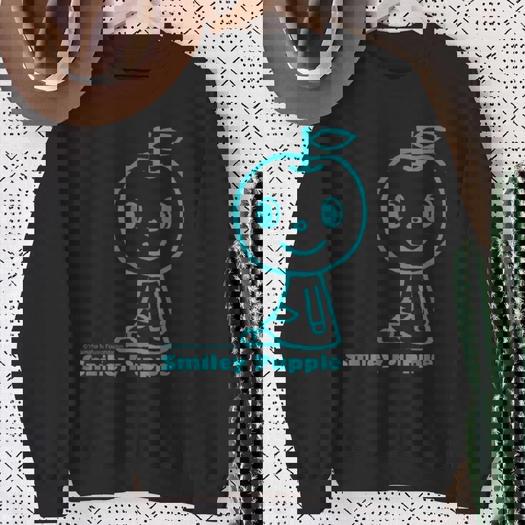 にっこりごきげん！おすわりぷっぷる スウェットシャツ 年配の女性への贈り物