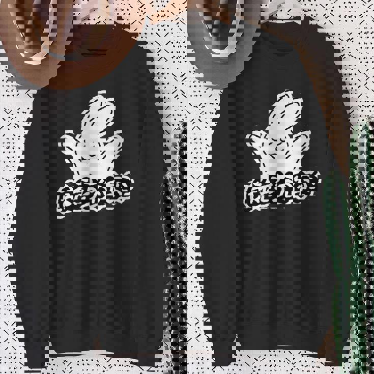 はたらかない うさぎ ネタ おもしろ 働きたくない はたらきたくない 変な スウェットシャツ 年配の女性への贈り物