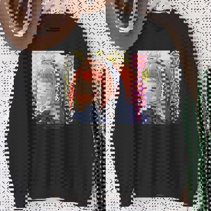 ひなビタスタンプ めう05「あーめう…」 スウェットシャツ 年配の女性への贈り物