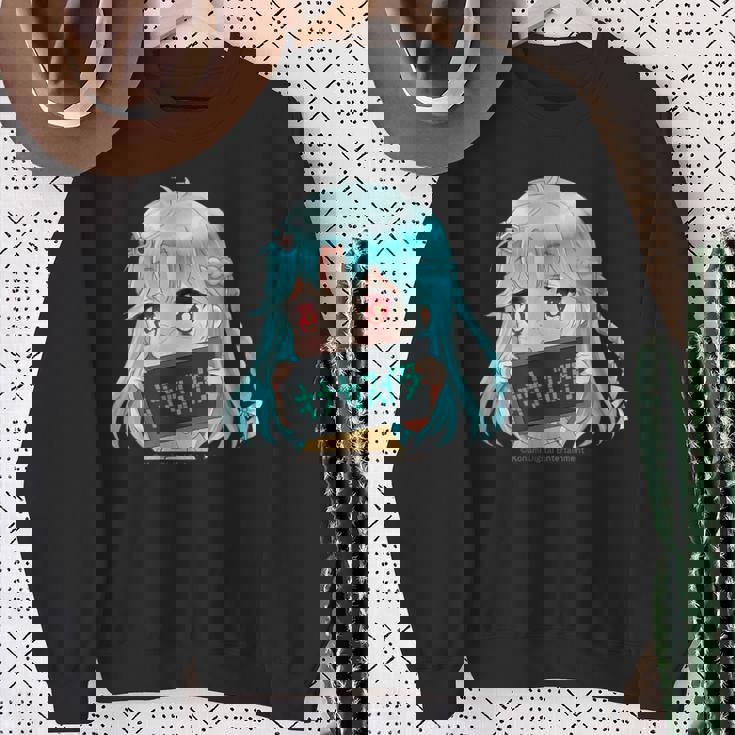 ひなビタスタンプ 心菜01「オナカスイタ」 スウェットシャツ 年配の女性への贈り物