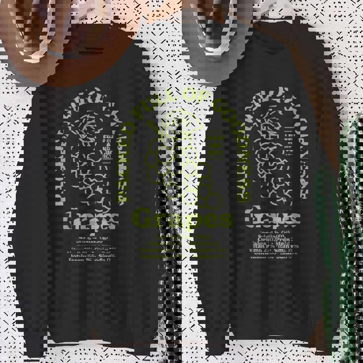 ぶどう スウェットシャツ 年配の女性への贈り物