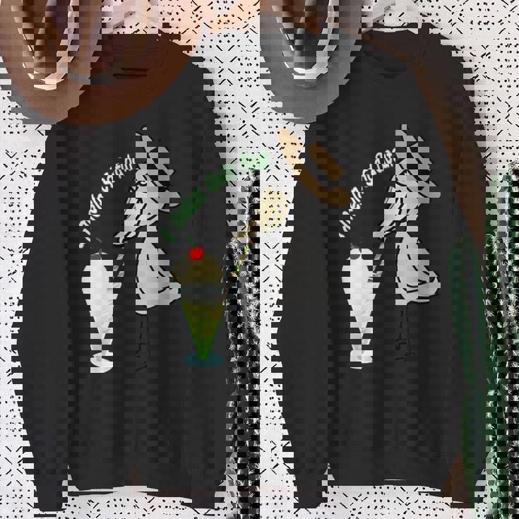 みんな大好きハシビロコウ 動かない鳥 はしび郎クラブ メロンソーダ おもしろ 鳥 Zoo オリジナルデザイン スウェットシャツ 年配の女性への贈り物