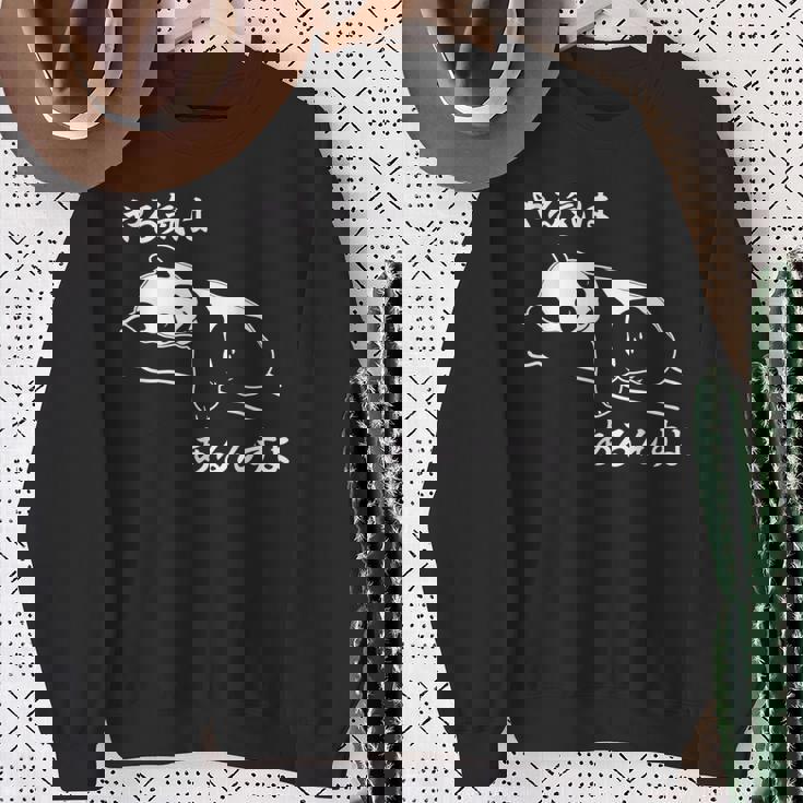 やる気はあるんすよ パンダ ジョーク かわいい 動物ギャグ好き おもしろ ネタ スウェットシャツ 年配の女性への贈り物