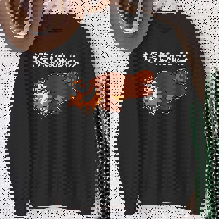 やる気はあるんすよ レッサーパンダ ジョーク かわいい 動物好き ギャグ好き ジョーク好き ギャグ おもしろ ネタ スウェットシャツ 年配の女性への贈り物