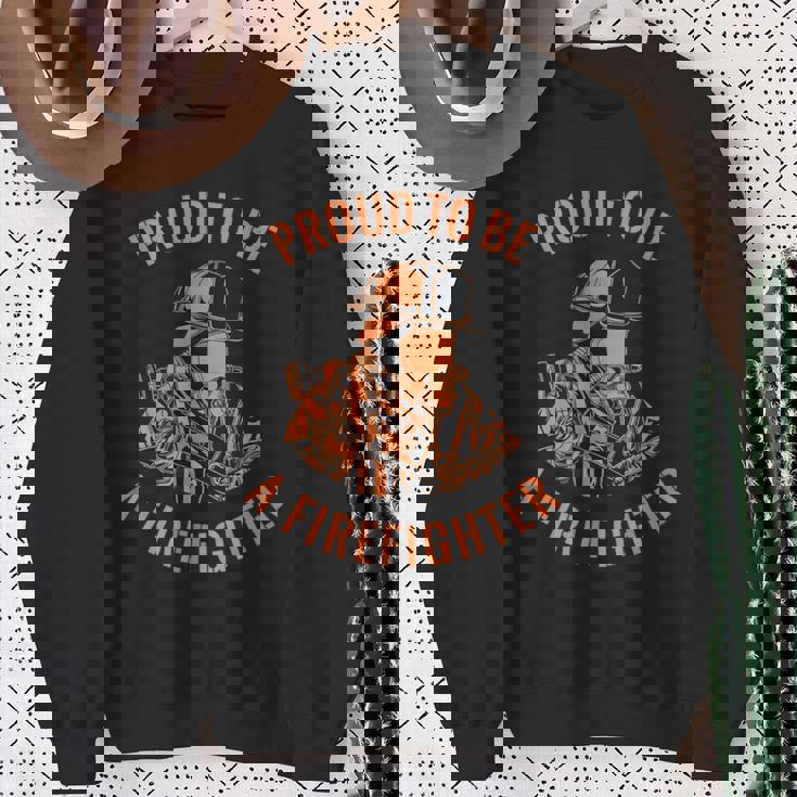 やる気を起こさせる消防士の言葉 消防士 スウェットシャツ 年配の女性への贈り物