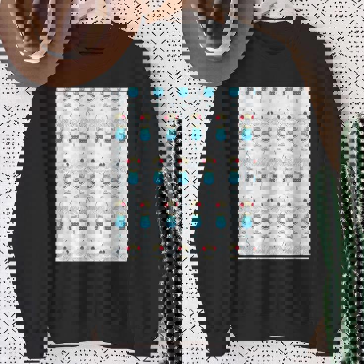 アイスクリームソーダ かわいい スイーツ スウェットシャツ 年配の女性への贈り物