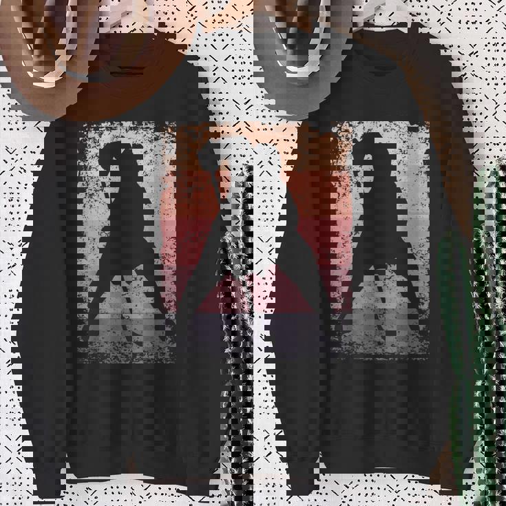 アイスホッケー プレーヤー ヴィンテージ ボーイズ アイスホッケー スウェットシャツ 年配の女性への贈り物