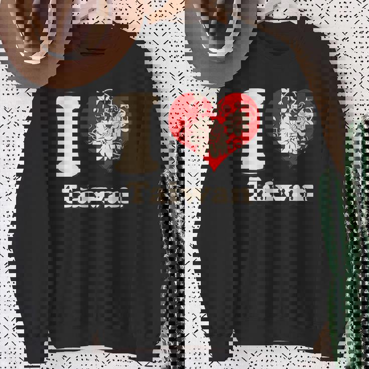 アイラブ台湾フローラル スウェットシャツ 年配の女性への贈り物