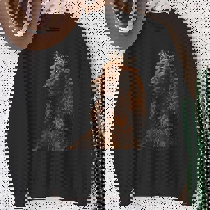 アイリッシュセッター犬 アイリッシュセッター スウェットシャツ 年配の女性への贈り物