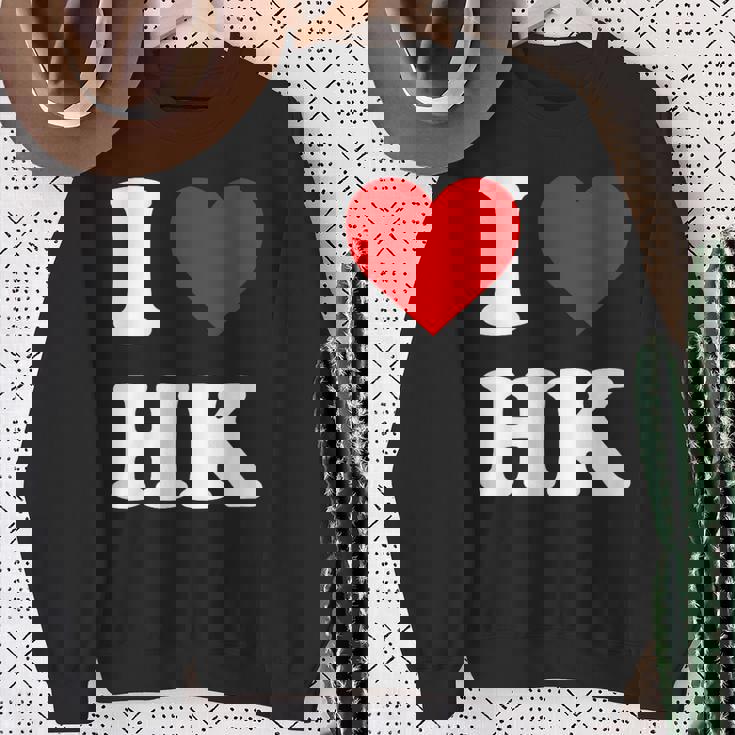 アイ・ラブ Hk アイハート香港 スウェットシャツ 年配の女性への贈り物